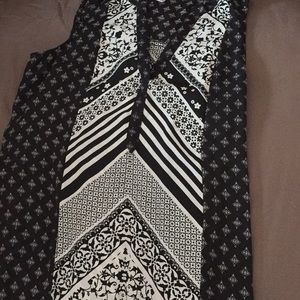 Black and white dress